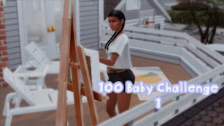 100 Baby Challenge  CAS and Introduction A Sims 4 Lets Play [upl. by Durning]