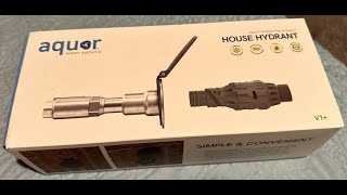 Aquor V1 House Hydrant Installation [upl. by Calhoun]