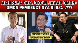 HABIS KESABARAN AKHIRNYA PAK JOKOWI JAWAB TELAK OMONOMON FERI 4MSARI DI ILC YG PENUH KEB3NCIAN [upl. by Jase674]