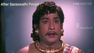 Saraswathi Poojai Whatsapp status Shivaji troll saraswatipuja2022 saraswatipuja sivajiganesan [upl. by Eitra]