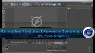 Cinema4D Tutorial  Animated Textures and Reverse Dynamics [upl. by Elfrida]