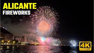 Hogueras 2024 Alicante Fireworks Spectacular Night Tour amp Highlights [upl. by Zeitler]