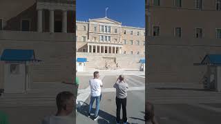 Evzones Greek Presidential Guard  Τomb of Unknown Soldier  Monument in Athens [upl. by Ogaitnas]