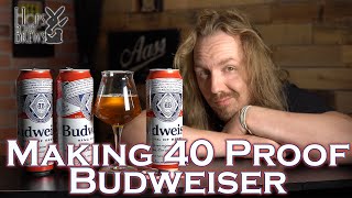 Making 40 Proof Budweiser  Freeze Distilling [upl. by Freudberg]