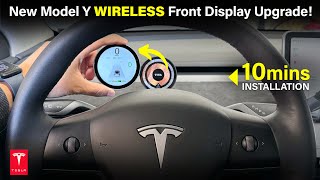 New Tesla Model Y3 Wireless Instrument Cluster Display Upgrade  Install in 10 mins tesla [upl. by Haymo]