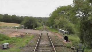 Wehretal Draisine Kanonenbahn  Die Strecke Zeitraffer 1080p [upl. by Autumn]