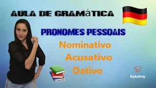 Personalpronomen  Pronomes Pessoais  Nominativo  Acusativo  Dativo [upl. by Florence87]