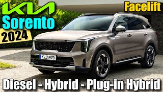 2024 Kia Sorento Facelift  News Infos Daten Ausstattung  Diesel Hybrid Plugin Hybrid PHEV deutsch [upl. by Erasaec]