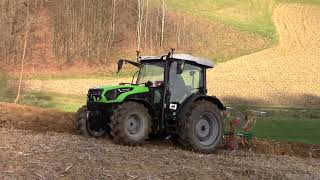 Deutz Fahr 5095 D  For The First Time PLOWING [upl. by Mcfadden101]