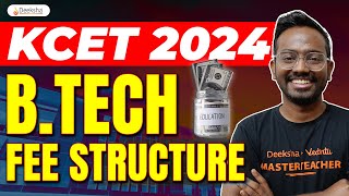 KCET 2024 Fee Structure  KEA UGCET 2024 Engineering amp Architecture Fees Released [upl. by Dorine]