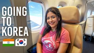 INDIA TO KOREA FLIGHT  My Experience [upl. by Eglanteen]