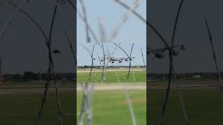 Boeing KC135R Stratotanker landing at RAF Mildenhall [upl. by Burck855]