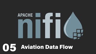 Apache Nifi  Aviation Data Flow  QueryRecord Processor Against More Than One Flowfile  Part 5 [upl. by Aihsatsan]