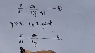 ClausiusClapeyron Equation  Thermodynamics [upl. by Ronda]