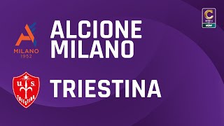 Alcione Milano  Triestina 10  Gli Highlights [upl. by Anilas]