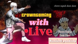 Crown Gaming is live Road to 200 subscriber  Ranked pushing and giveaway soon  foryou [upl. by Ahseiuqal]