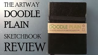 REVIEW The Artway DOODLE PLAIN Sketchbook [upl. by Sardella]