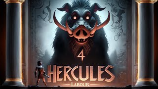 Hercules VS The Erymanthian Boar  Labour 4  Best Greek Mythology Visual Story [upl. by Louanna550]