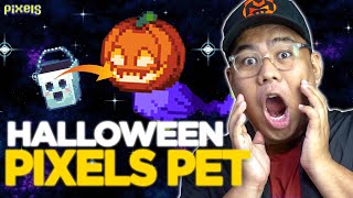 I SPENT 100 TO GET THIS HALLOWEEN EVENT PET  PIXELS FIL [upl. by Tadashi]