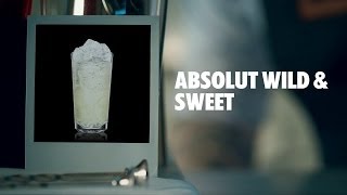 ABSOLUT WILD amp SWEET DRINK RECIPE  HOW TO MIX [upl. by Sivolc]