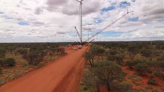 Wind Farm Construction Timelapse Video  HardHat Media Promo [upl. by Algie]