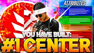 THE 1 BEST CENTER BUILD in NBA 2K24 NEXT GEN BEST BIG MAN BUILD 2K24 BEST PAINT BEAST BUILD 2K24 [upl. by Holmann]