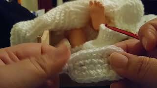 Zapatito a crochet para niño Dios Paso a paso [upl. by Cailly]