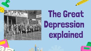 Understanding the Great Depression  GCSE History [upl. by Leirrad]