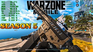 WARZONE MOBILE SNAPDRAGON 778G SEASON 5 GAMEPLAY [upl. by Ruckman]