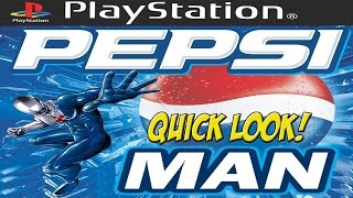 PSOne Pepsiman Quick Look  YoVideogames [upl. by Lanae]