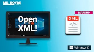 How To Open Xml Files On Windows 10 [upl. by Kimura107]