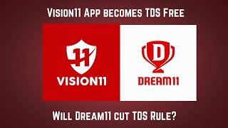 Vision 11 is now TDS Free  Fantasy Cricket Apps  Dream 11 [upl. by Linea]