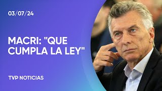 Macri le reclamó al Gobierno la coparticipación de CABA [upl. by Glynias]