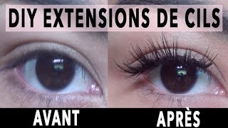 DIY Extensions de cils [upl. by Neelahs211]