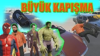 RECEP İVEDİK ÖRÜMCEK ADAM ve SÜPER KAHRAMANLARLA KAPIŞIYOR Çizgi Film Tadında [upl. by Zednanreh867]