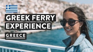 GREEK FERRIES  PRICES amp SEATS  Athens to Mykonos Hellenic Seaways  Greece Travel Vlog [upl. by Deeyn]