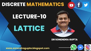 Discrete MathematicsLattice and Properties of Lattice [upl. by Hanikahs]