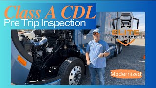 Class A CDL Pretrip Inspection Modernized [upl. by Udale]