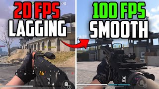 How to FIX LAG in Warzone Mobile  Best Methods 🔥 [upl. by Bethesda]