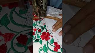 Embroidery designs for Dress and blouse Embroidery Rizwan Ali Tv shorts [upl. by Yasdnil]