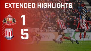 Extended Highlights  Sunderland AFC 1  5 Stoke City [upl. by Perl]