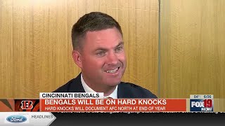 Bengals Zac Taylor talks HBOs Hard Knocks [upl. by Arorua]