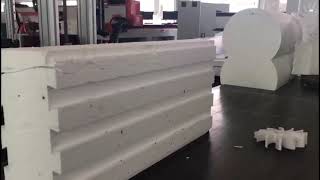 vertical multi wire hot wire eps foam cutter multi wire styrofoam cnc foam cutting machine [upl. by Tobi]