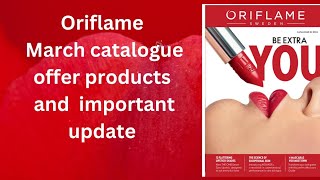 oriflame March catalogue offer products and latest update oriflame Indiaoriflame March offers [upl. by Ola918]