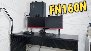 INSTALAÇÃO SUPORTE DE MONITOR FN160 E ADAPTAÇÃO DE MONITOR SEM FURAÇÃO VESA [upl. by Brig641]