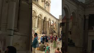 The most imposing Roman ruins Diocletian’s palace in the city of Split Croatia croatia split [upl. by Nap325]