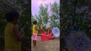 ছাতা নিয়ে পড়ল😱😭 misti funnyvideo funny banglacratoon animatedcartoon comedy funnybandar [upl. by Hennahane]