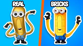 I Recreated Minions In LEGO  DESPICABLE ME 4 Out Of Bricks [upl. by Fredek]