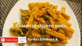 Casarecce Chicken pasta recipe কেসারেসি পাসটা রেসিপি🇧🇩 [upl. by Zebada]