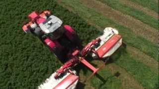 KUHN GMDFC Triple  Hay  Silage Making In action [upl. by Ninel]